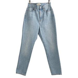 Madewell The Curvy Perfect Vintage Jean Light Wash Jeans Womens 26 High Rise